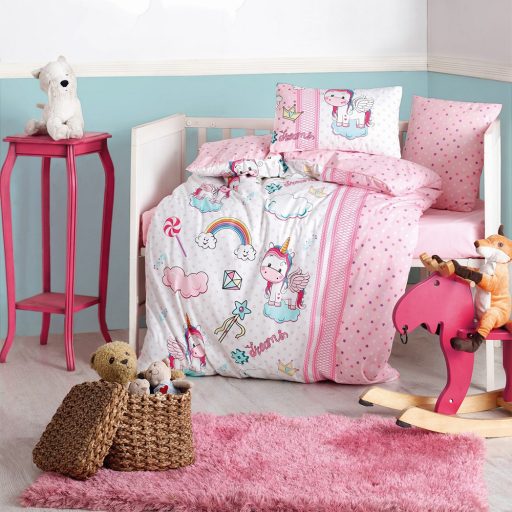 Dječji set posteljine 100x150cm, Jednorog