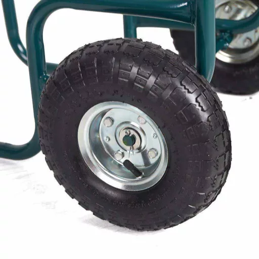 Kvalitetna metalna ručna kolica s napuhivim gumama - kapacitet 100 kg