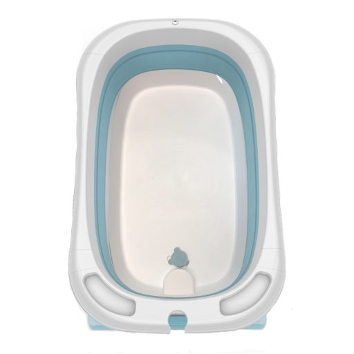 Sklopiva beba kada s mrežom - Prijenosni i prostor štedljiv dizajn, plava