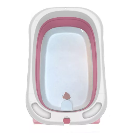 Sklopiva beba kada s mrežom - ušteda prostora i prenosiva, dostupna u 2 boje