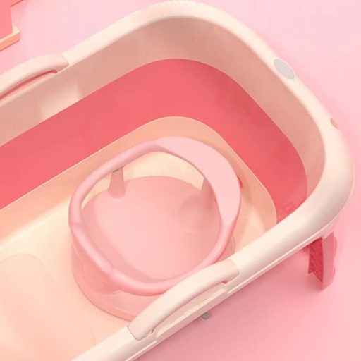 Sjedište za kadu za bebe protiv klizanja s usisnim čašama - sigurno i udobno za 6 do 15 mjeseci