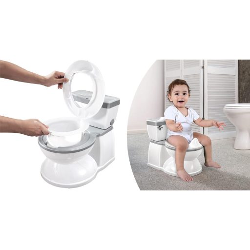 Dječji WC oblikovani toalet s interaktivnim zvukom i ugrađenim držačem papira