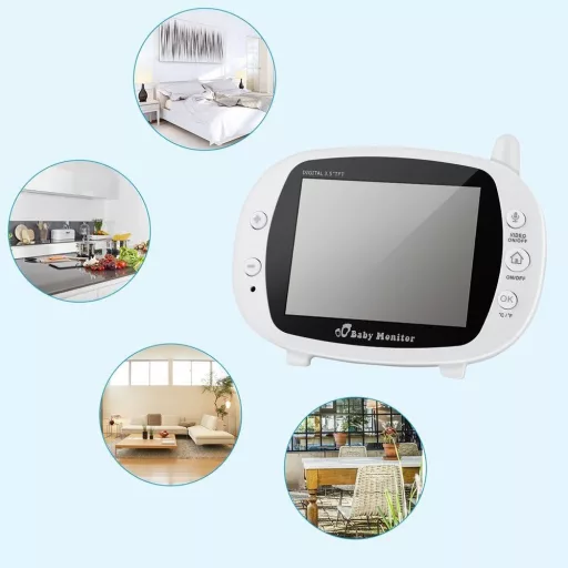 Digitalni baby monitor s jasnim prijenosom zvuka i videa