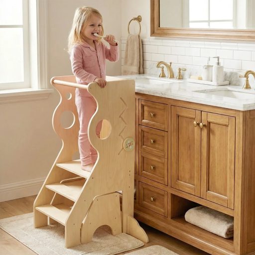 Drvena dječja stalka