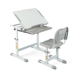 Dječji radni stol i stolac s podesivom visinom