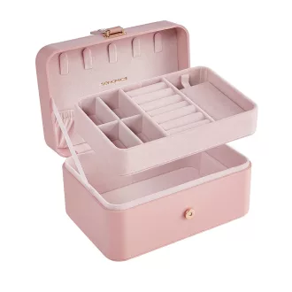 Organizator za nakit Ružičasti 16x11x7.8cm